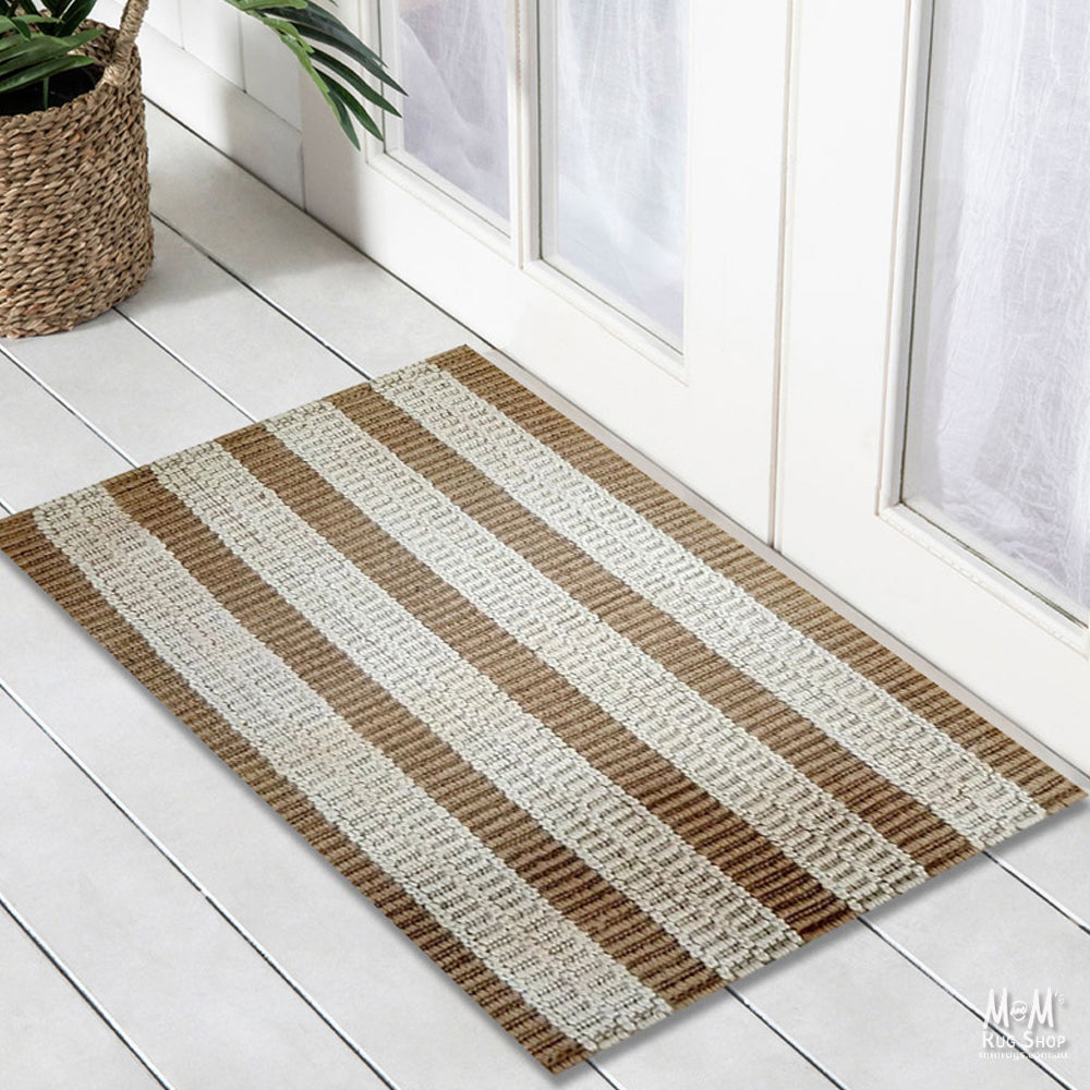 Doormat Jute Loop Stripe