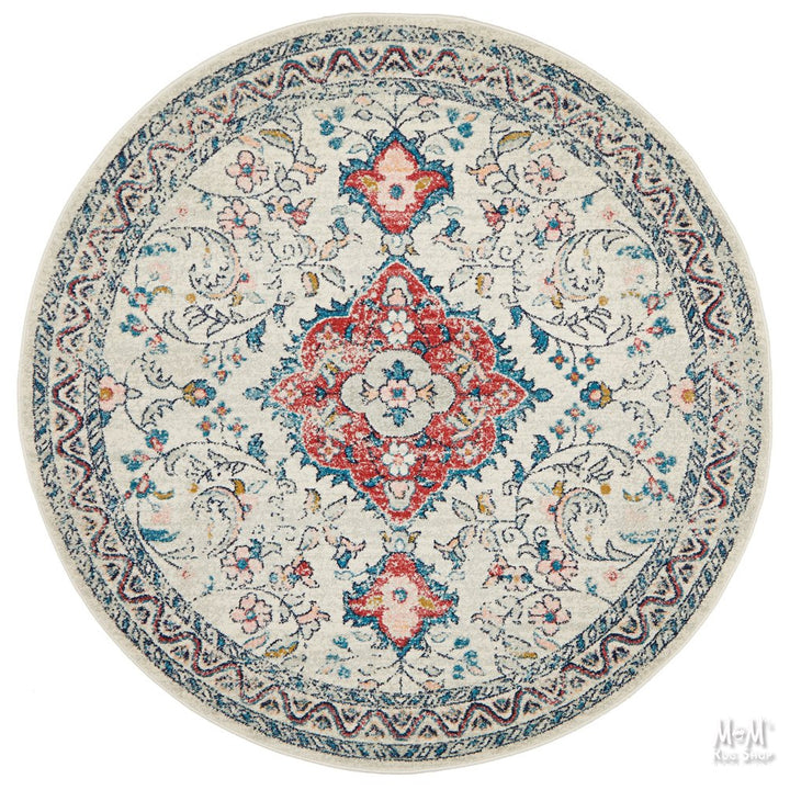 Avenue Transitional Pastel Round