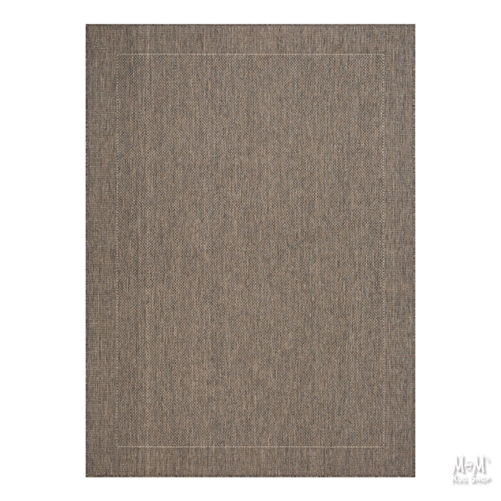 Chino Taupe Linen Rubber Backed