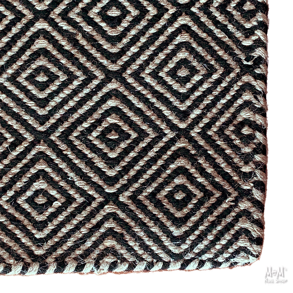 Diamond Black Brown Runner