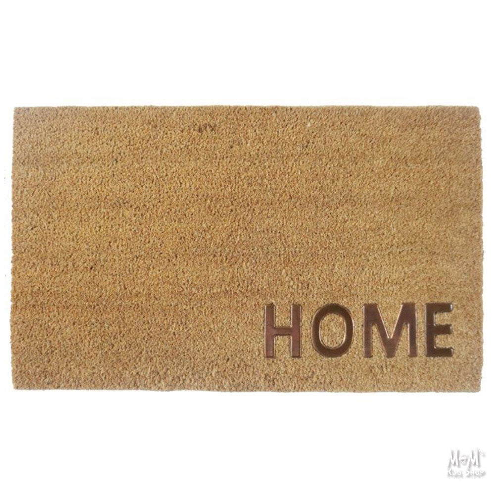 Doormat PVC Coir Copper Home