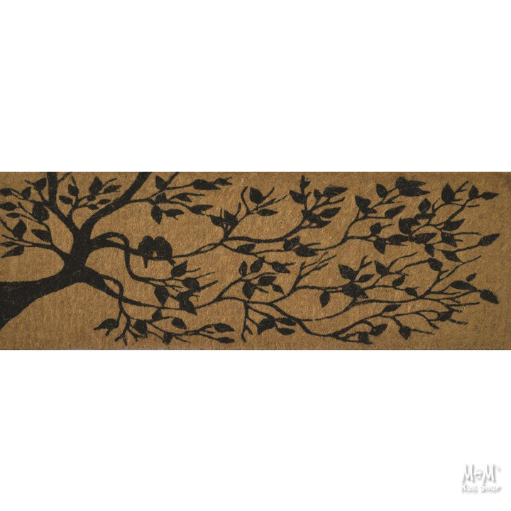 Doormat Coir Bound Edge Birds in Tree